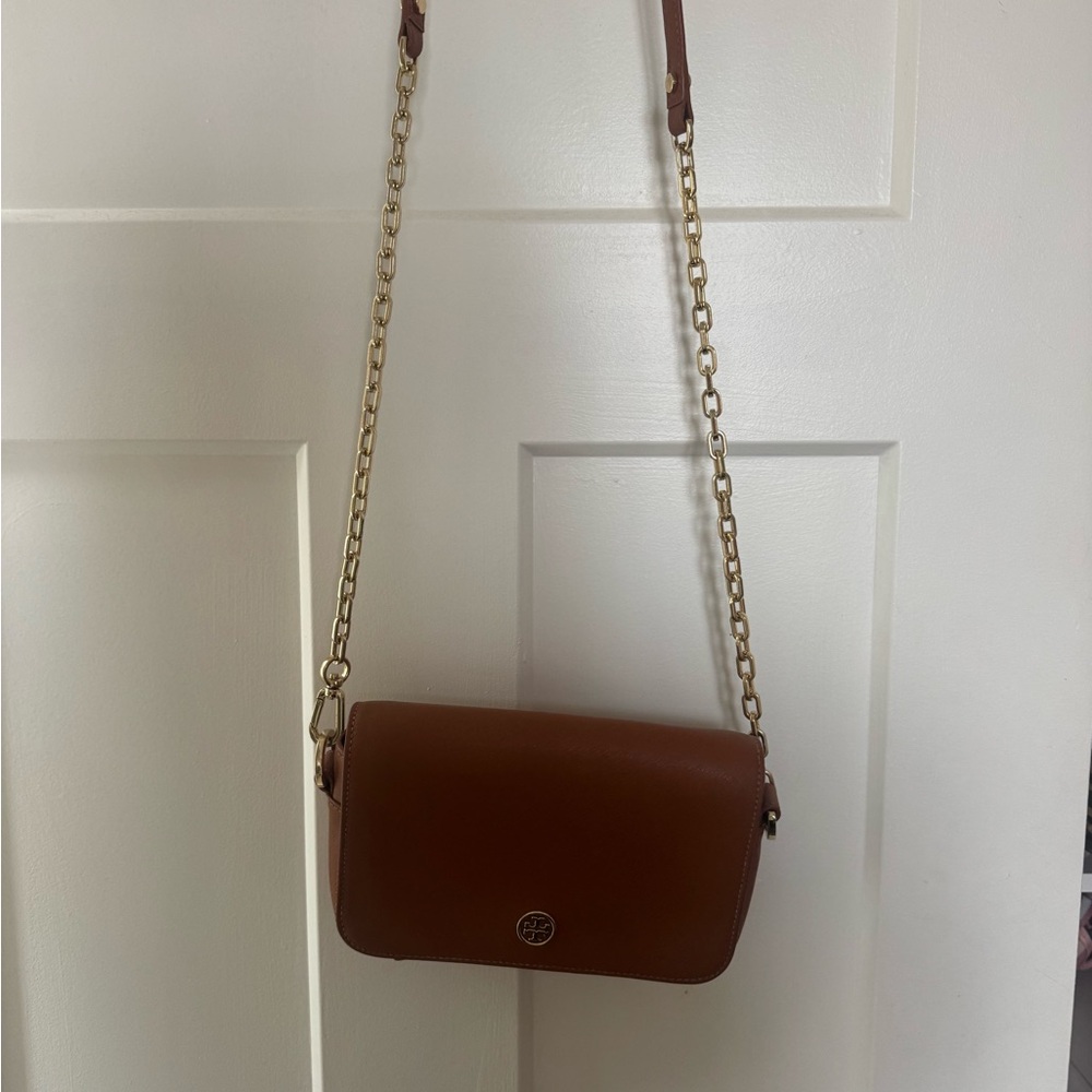Brown Leather Crossbody Bag